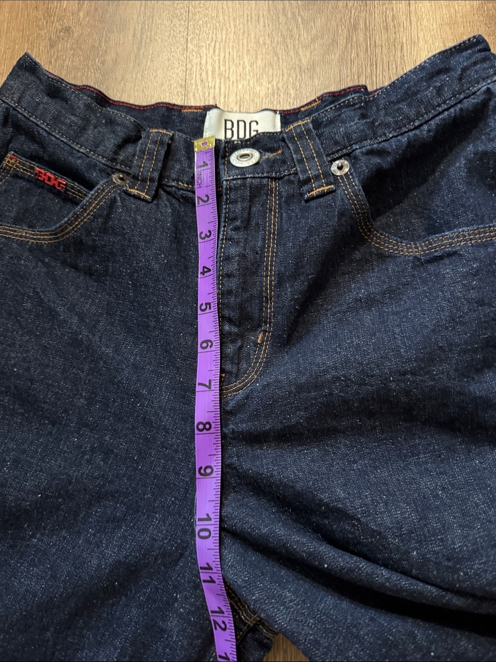 Urban Outfitters BDG Carpenter Denim Shorts Jorts Size 27 - Picture 10 of 13